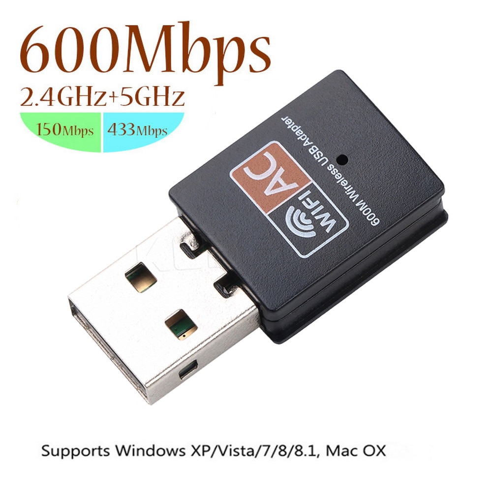 ߰ſ USB WiFi ձ 2.4GHz 5GHz 600Mbps WiFi ..